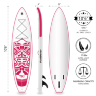 Доска САП (SUP) надувная TIKI PINK 320х83х15