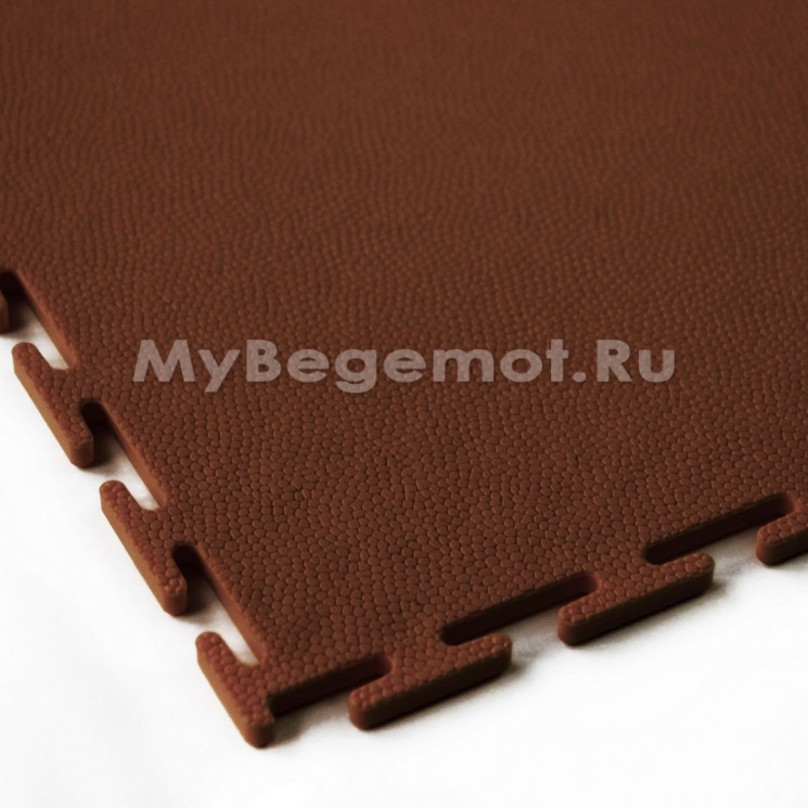 Модульное напольное ПВХ покрытие SENSOR BIT 7 мм, RAL 8025, коричневый.