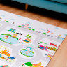 Коврик для ползания FunKids™ Big-15 «Мой Город / Азбука», двусторонний.
